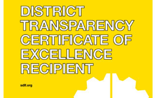SDLF certificate of excellence