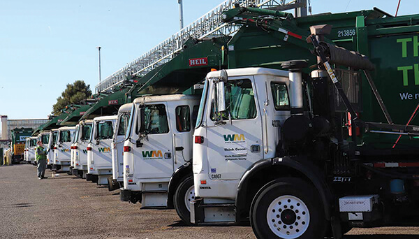 Waste Management trucks